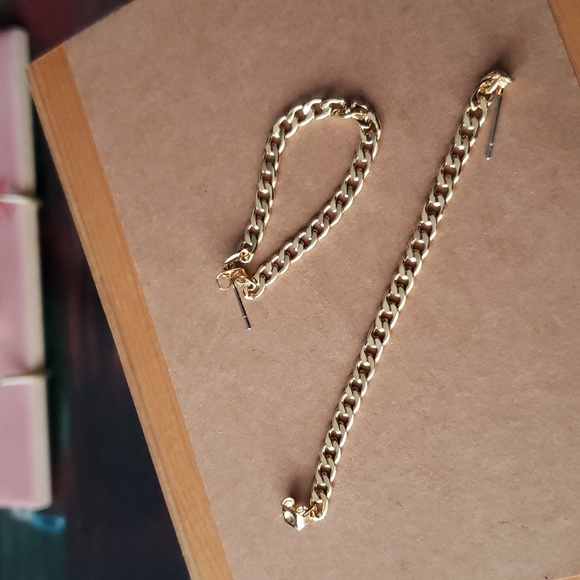 HOUSE OF HARLOW 14K Gold-Plated Hoop Earrings - Picture 6 of 8